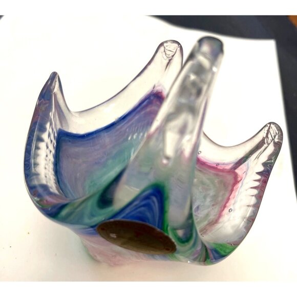 Lavorazione Murano Art Swan Italy Figurine Glass With label - Picture 2 of 6